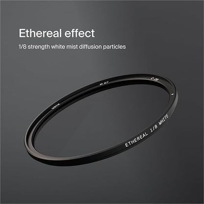 Urth 82mm Magnetic Ethereal White Mist ⅛ Diffusion Lens Filter (Plus) — Cinematic Effect, 20-Layer Nano-Coated Light Dispersing Particles