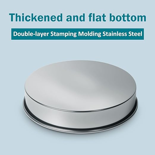 Lab Sieves Pan with Lid,LVDALAB All 304 Stainless Steel Test Sieve, Sample Test Sieves for Industrial Laboratory, 20cm/8'' Dia, 4cm/1.57'' Height
