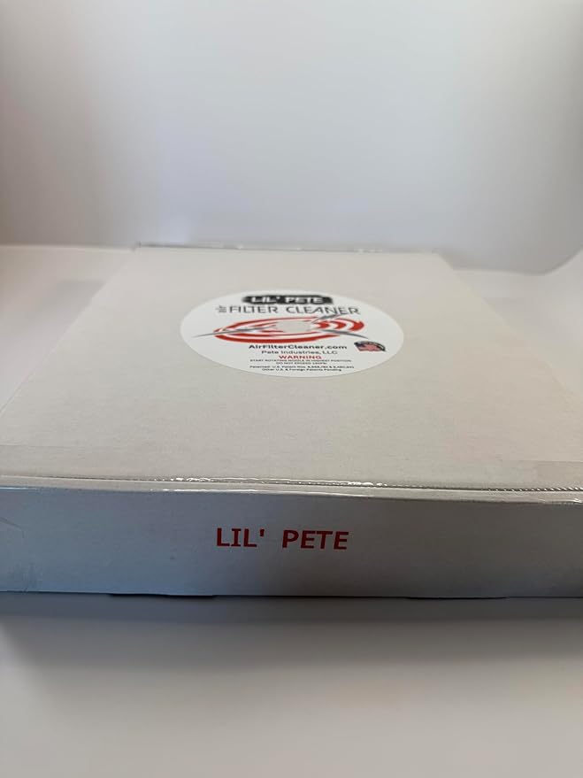 LIL PETE Air Filter Cleaner by Pete Industries – Cleans 1.5″–4″ ID Filters – Made in USA– Perfect for Lawn care, UTV/ATV & Dirt Bike Maintenance, Small Engines, Nut Harvesting Equipment