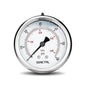 SENCTRL 0-60 Psi Glycerin Liquid Filled Low Pressure Gauge, 2.5" Dial Size, 1/4" NPT Back Mount, Stainless Steel Case, for Pool Sand Filter Pump Tire Water Oil Air Pressure Test