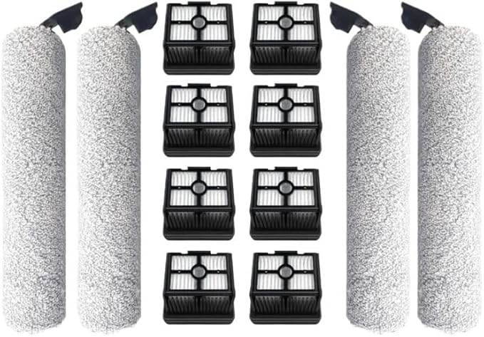 Scrubber Wiper Filter Soft Brush Wet and Dry Vacuum Cleaner Spare Part，Compatible for Dreame， M13 / H13 Accessories(Set B)
