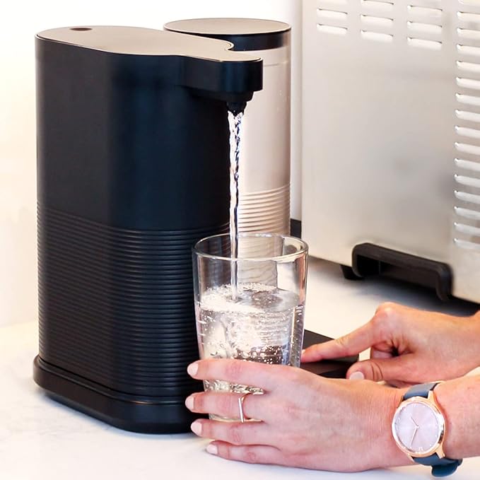 Aquasana Countertop Water Filter System for Drinking Water - Clean Water Machine - Removes 97% of Chlorine - Compact Filtration for Kitchen
