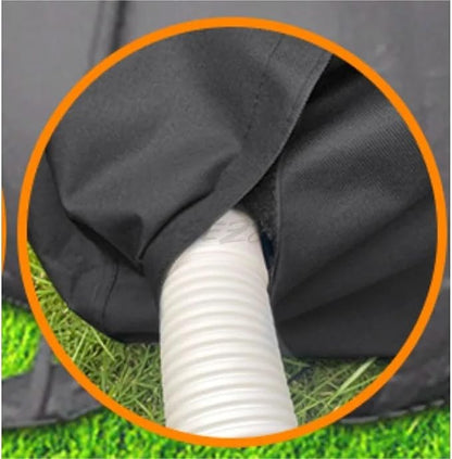 Pool Sand Filter Cover Outdoor Ground Swimming Pool Filter Pump Protective Cover Transparent Filter Cartridge Pump Cover 600D Protective Cover