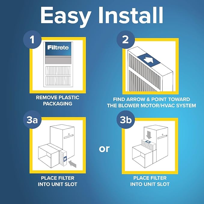 Filtrete 16x25x4 AC Furnace Air Filter, MPR 1000, MERV 11, Fits Honeywell & Lennox, Allergen Defense, Electrostatic Air Cleaning Filter, 2-Pack (Actual Size 15.88x24.56x4.31 in)