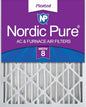 Nordic Pure 16x20x4 (Actual Size: 15 1/2 x 19 1/2 x 3 5/8) Pleated MERV 8 Air Filter 1 Pack