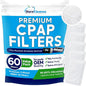 Dura Cleanse CPAP Filters - 60-Pack Premium Replacement Filters for ResMed AirSense 10, Aircurve 10, S9 Machines - Meets OEM Filter Requirements for CPAP and BiPAP Machine Supplies and Accessories