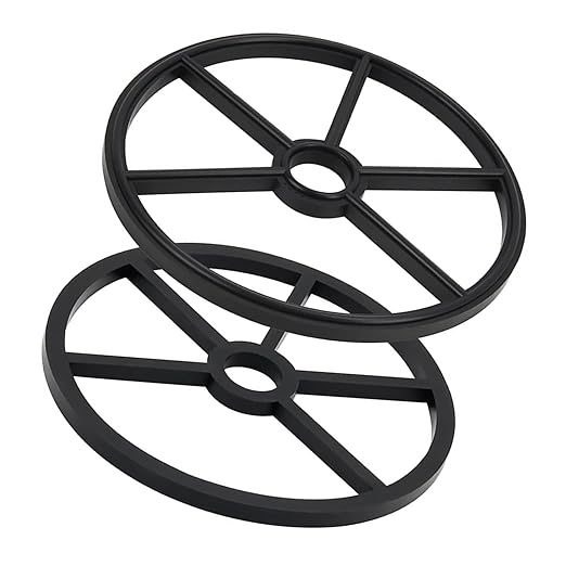 2PCS High Rings Filter Valves Systems Maintenance Sealing Rubber Texture for Water Supply Pool Filter Multiport Valves Seal