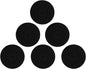 6 Pack Charcoal Filters for Compost Bucket，Compost Filters for Countertop Bin， Odor-Absorbing Activated Charcoal Replacement for Kitchen Compost Bins，6.7 Inch，Compost Filter