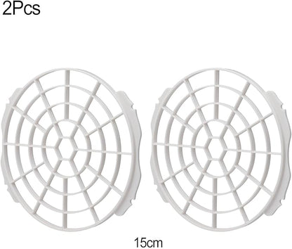 Portable Air Conditioner Filter Screen for Window Adapter, 13cm 15cm Exhaust Hose Net with for Insect and Dust Protection, for Easy Install AC Vent Cover, White(13cm)
