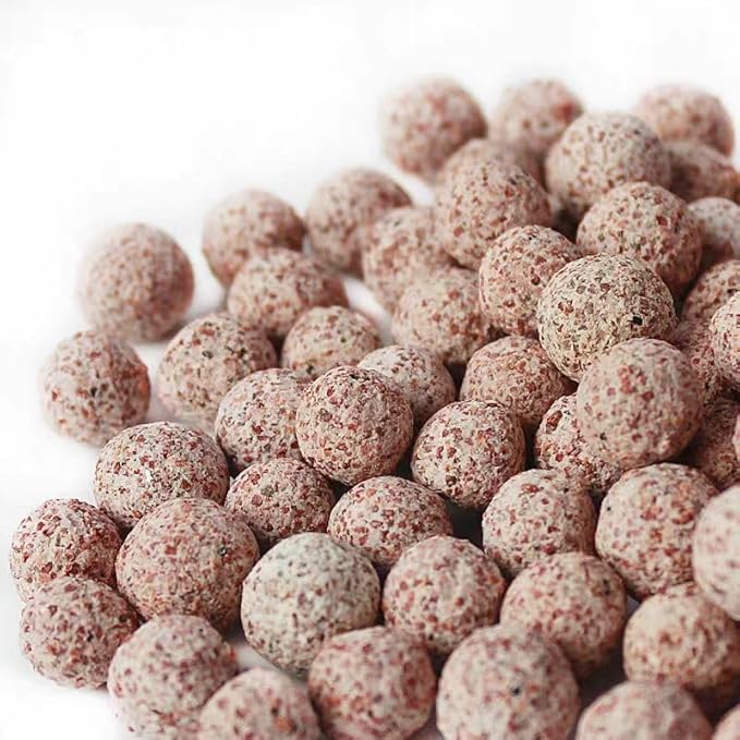 1.1 lbs Aquarium Ceramic Bio Filter Ball Sphere Fish Filter for Freshwater and Saltwater Koi Ponds Fish Tank Sump