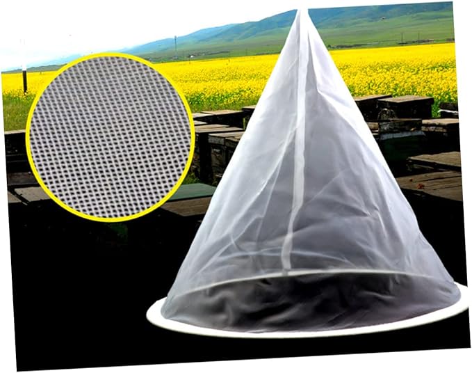 SECFOU Practical Fine Gauze Honey Filter Net Reusable Kitchen Tool for Straining Honey Easy to Clean for Homemade Drinks and Kitchen Use
