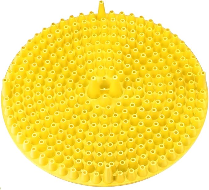 Car Wash Bucket Grit Trap Inserts, Vehicle Detailing Wash Filter for Remove Dust and Dirt, Automotive Cleaning Tool Fits 12 Inch Diameter Bucket, Universal for SUV RV Truck (Yellow)