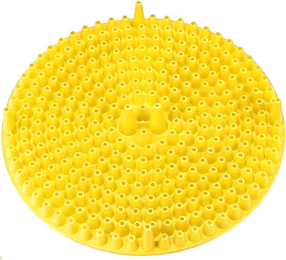 Car Wash Bucket Grit Trap Inserts, Vehicle Detailing Wash Filter for Remove Dust and Dirt, Automotive Cleaning Tool Fits 12 Inch Diameter Bucket, Universal for SUV RV Truck (Yellow)