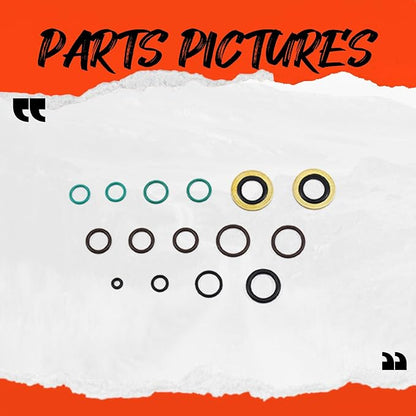 Fuel Bowl Seal Kit 3C3Z-9C165-AA for Ford 2003-2007 F250 F350 Super Duty and 2003-2007 Ford Models, Fuel Filter Housing Seal Kit