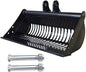 24-inch / 600-millimeter Screen Bucket, Excavator Accessory, Suitable for AGT and Other Chinese mini excavators, Used as a Filtering Frame Screen Bucket for Filtering and Sorting Materials.