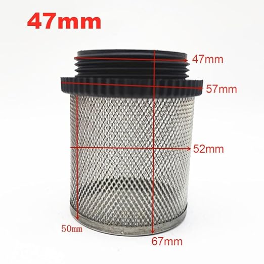 Heavy-Duty Plastic Strainer 1/2 3/4 - Male Inline Filter with Mesh Net for Pond Pumps & Greenhouse Watering(1.5")
