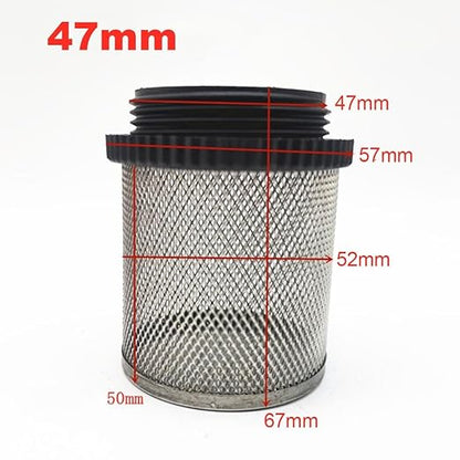 Heavy-Duty Plastic Strainer 1/2 3/4 - Male Inline Filter with Mesh Net for Pond Pumps & Greenhouse Watering(1.5")