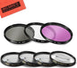 67mm Multi-Coated 7 Piece Filter Set Includes 3 PC Filter Kit (UV-CPL-FLD-) and 4 PC Close Up Filter Set (+1+2+4+10) for Nikon CoolPix P900, P950 Digital Camera