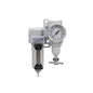 PneumaticPlus SAU220T-N02G-MEP Mini Compressed Air Filter Regulator Combo 1/4" NPT - T-Handle, Metal Bowl, Manual Drain, Bracket, Gauge