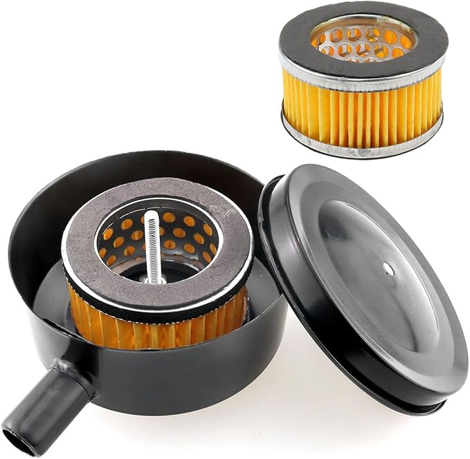 AYLIFU-4PCS Air Compressor Intake Paper Filter Elements Piston Type Air Replacement Filter Element Air Compressor accessories（65 * 41 * 38mm)