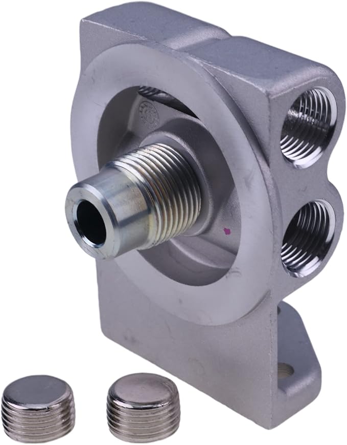 AIVWUMOT Fuel Filter Remote Mounting Base Compatible with CAT 1R-0750 1R-0749 fit for WIX 24770
