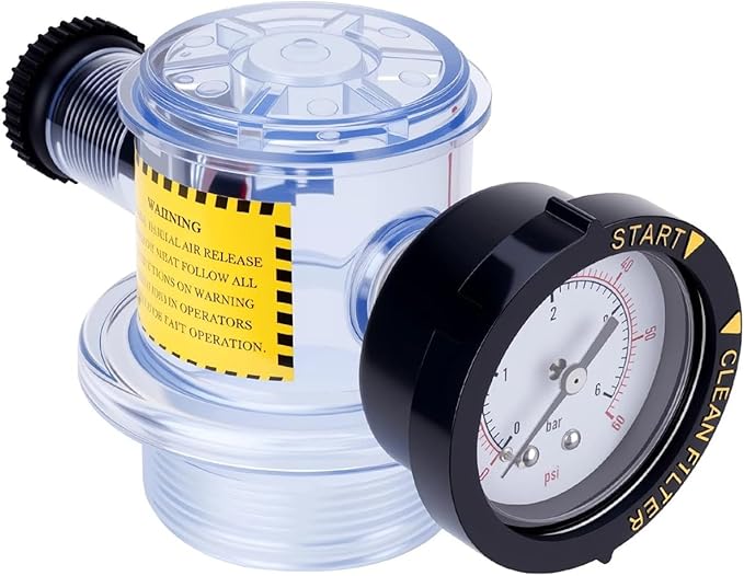 273564 273564Z Manual Air Relief Valve, Compatible with Pentair for Triton II,Triton C,TR100C and TR140C Pool Spa Sand Filters,Replacement for Pool and Spa Filter Air Relief Valve Assembly