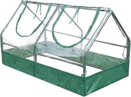 Zenport SH3212A+BTP Garden Raised Bed and Cold Frame Greenhouse Cloche - 3 Pack