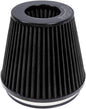 Universal 6" 152mm igh-Flow Air Filter, Reusable Cone Cold Air Intake, High Performance, Washable, Clamp-On Car High Flow Air Kit, Flange Diameter: 6 Inch, Filter Height: 7 Inch, Red