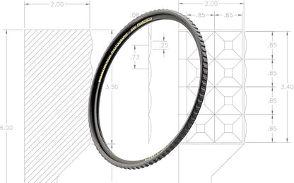 67mm X4 UV Filter for Camera Lenses - UV Protection Photography Filter with Lens Cloth - MRC16, Schott B270, Nano Coatings, Ultra-Slim, Weather-Sealed by Breakthrough Photography