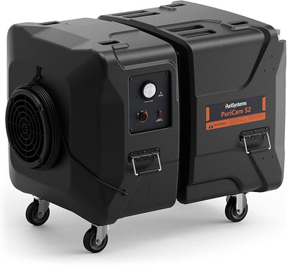 PURISYSTEMS Air Scrubber, Industrial Air Filtration System, 2000 CFM Heavy-Duty HEPA 2-in-1 Air Filtration Cleaner for Water and Fire Damage Restoration, Renovation, and Commercial and Industrial Use