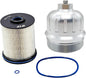 iFJF TP1015 Fuel Filter and 134001 Housing Cap Replacement for Duramax 6.6L 2017-2024 Chevy Silverado/GMC Sierra 2500HD 3500HD L5P Diesel Engine(Silver Cap)