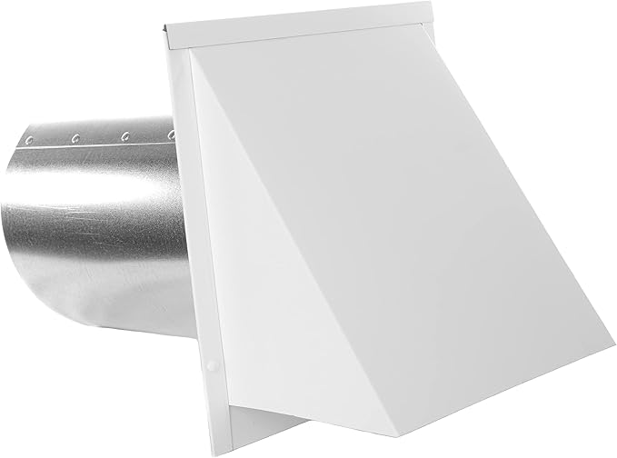 FAMCO Galvanized Steel Hooded Wall Vent with Screen, Used for Air Intake, Air Supply or Exhaust Applications