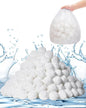 VEVOR Pool Filter Balls for Sand Filter, 3.5 lbs, Filter Balls Replace Pool Filter Sand, Reusable Polyester Fiber Filter Media Balls with Wash Bag, for Swimming Pool Above Ground Pool Aquarium Tank