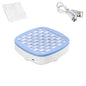 Mini Nail Dust Collector & Extractor Fan - Low Noise Portable Vacuum for Nail Drilling and Polishing, Compact Design with Magnetic Filter Cover for Home Salon (BLUE)