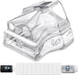 Replacement Water Chamber Compatible with AirSense 10 and Aircurve 10, Perfect Fit and Reliable Water Tank, with 10 Packs Filters Compatible with AirSense 10 & AirCurve 10 CPAP Machines