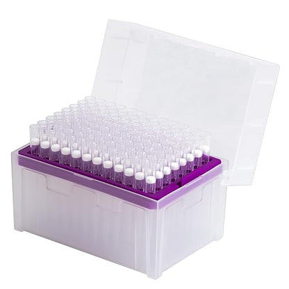 Pipette Tips 1000UL for Laboratory, with Filter,Autoclavable, Universal Type, Clear, 96 Tips (T1000-RSF-96)