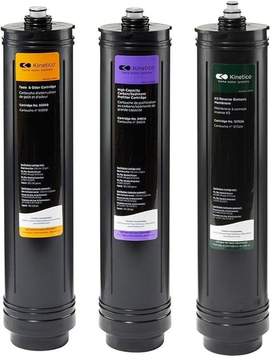 Set of 3 filters for K5 systems. (Part No. 9461 PURPLE, 9306 ORANGE & 12752 GREEN)