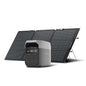 EF ECOFLOW Solar Generator Delta 3 with 160W Solar Panel, 1024Wh Portable Power Station, LFP Battery 1800W AC/100W USB-C Output, Full Charge in 56 Min for Home Backup Power, Camping & RVs