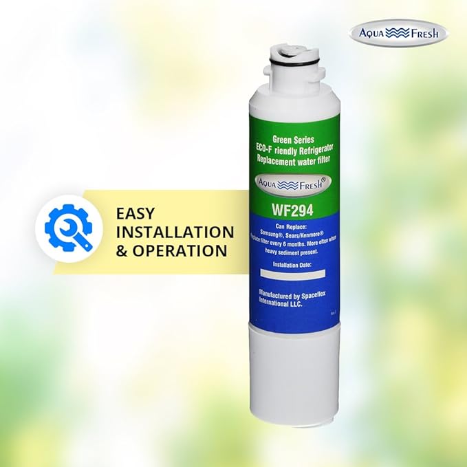 Aqua Fresh WF294 DA29-00020B Refrigerator Water Filter Replacement for Samsung DA29-00020A/B, HAF-CIN/EXP, RF28HFEDBSR, RF263BEAESR, RF263TEAESG, RF28HDEDBSR, HAF-CIN, RF4287HARS,RF4267HARS (2 Pack)