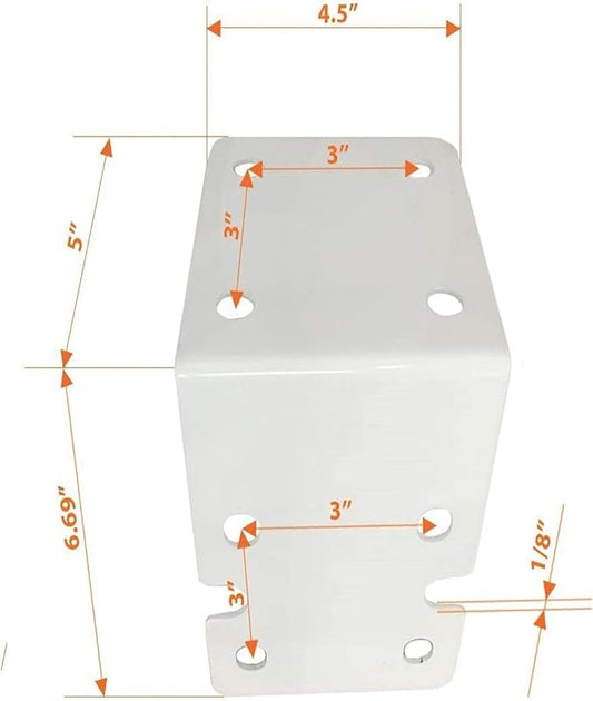 CFS Whole House Mounting Bracket for 10" and 20" Water Filter Housing Compatible with 244047, 150578, MC-1A, 150061, FM-25W (3)