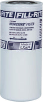 Fill-Rite F1810HM0 1" - 12 UNF 25 GPM (94 LPM) 10 Micron Water Sensing Spin-On Fuel Filter, Hydrosorb