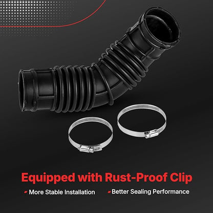 13308302 Air Cleaner Intake Hose Tube with Clamps for 2011-2012 Cruze Base 1.8L, 2011-2016 Chevy Cruze LS, 2011-2015 Cruze LT