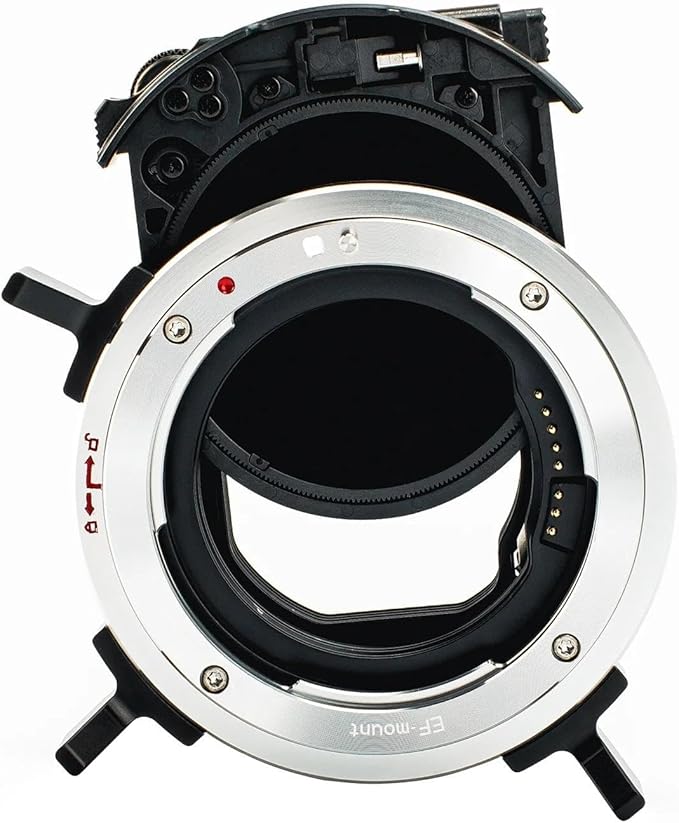 Meike MK-EFTR-C Drop-in Filter VND and Clear Filter Metal Auto-Focus Mount Adapter for Canon EF to Canon EOS R Series Cameras