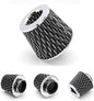Universal Clamp-On Cold Intake Cone Air Filter 3", Washable Filter, High Flow Cone Filter, Flange Diameter 3 Inch Black