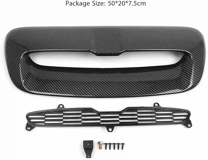 Car Bonnet Scoop Air Vent Intake Replacement Compatible For BMW And Mini R56 2007-2013 51132756095 51132757694 51232752275 Car Accessories(Bright Black)