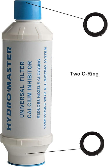 HYDRO MASTER 0179101 Universal Outdoor Misting System Calcium Inhibitor Filter (2 pcs)