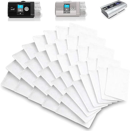 Universal Remsed CPAP Filter for ResMed AirSense 10 (40 Packs), ResMed AirCurve 10, ResMed S9, AirStart, Series CPAP Machines