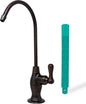 Metpure Non-airgap NSF Certified RO Faucet Reverse Osmosis Drinking Water Filtration System Water Dispenser Spout (Venetian Bronze). Vase Style with Faucet Wrench.