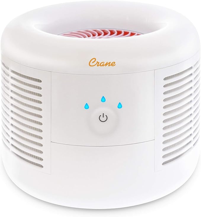 Crane HEPA Air Purifier, Air Purifiers for Home, Quiet Air Purifier HEPA Filter, Home Air Purifiers, Air Purifier For Pets, Office, Baby Nursery