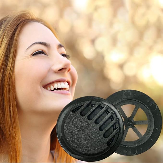 JingXiGuoJ 20 Pack Anti Dust Protection Filter Air Breathing Valves Accessories for Kids & Adults - Outdoor Fast Delivery - Black